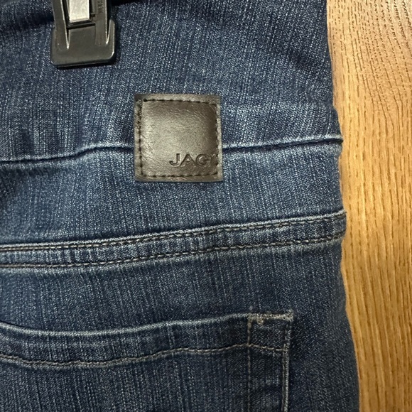 Jag Jeans Women's Sz 14 Medium Wash Blue Dive Stretchable High Rise Straight Leg - Picture 3 of 5